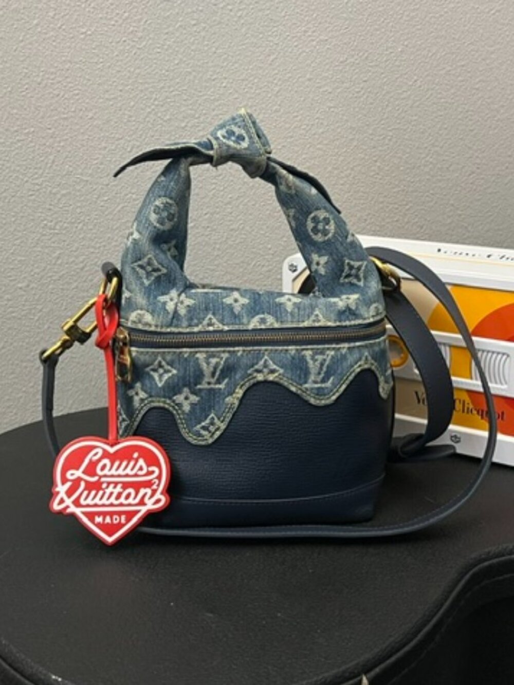 Louis Vuitton Denim Blue Monogram Crossbody Cruiser Bag